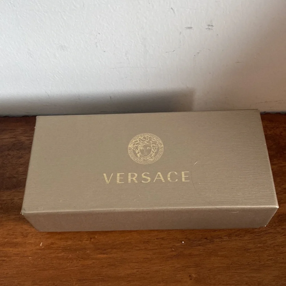 Versace VE2168 Pink Gold Mirrored Sunglasses Full Set Box Case 57-16-140